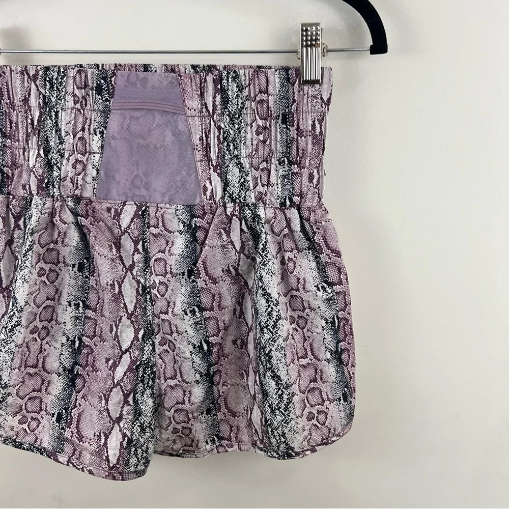 Free People Movement The Way Home High Rise Athletic Shorts Anaconda Print NWT - Picture 9 of 14